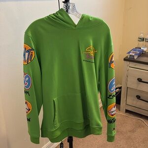 Green chrome of hearts hoodie never warn